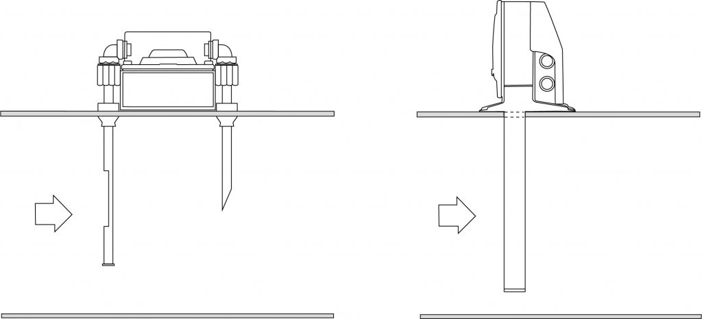 One versus two tubes